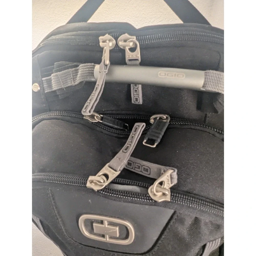 OGIO Black Laptop Backpack Travel School Work Computer Daypack Organizer Bag